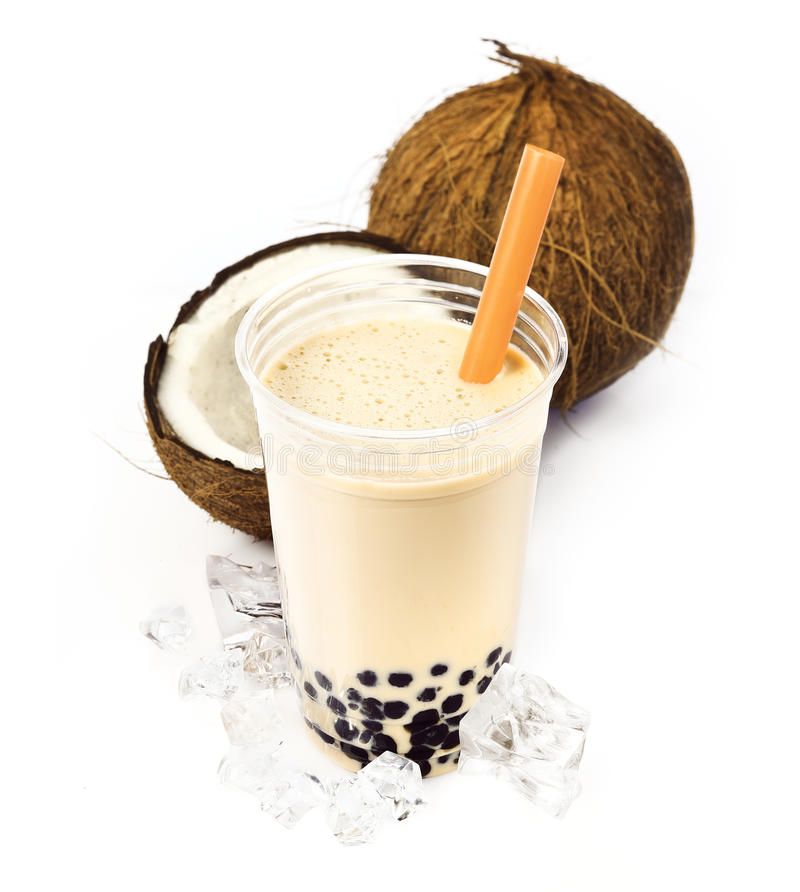 Coconut Jelly Milk Tea