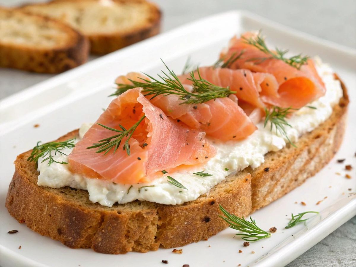 Cream Cheese & Salmon Sourdough