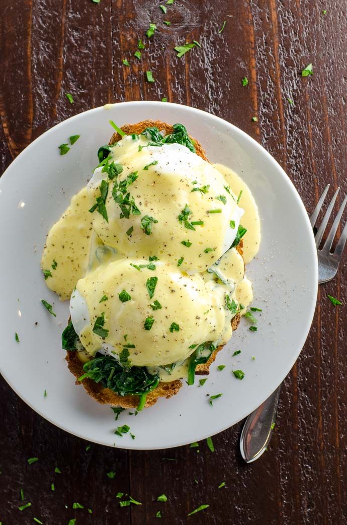 Egg Florentine Sourdough
