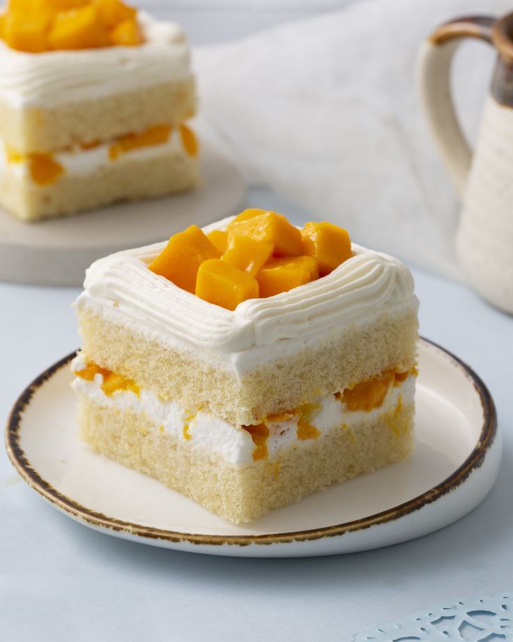 Mango Coconut Milk Cake