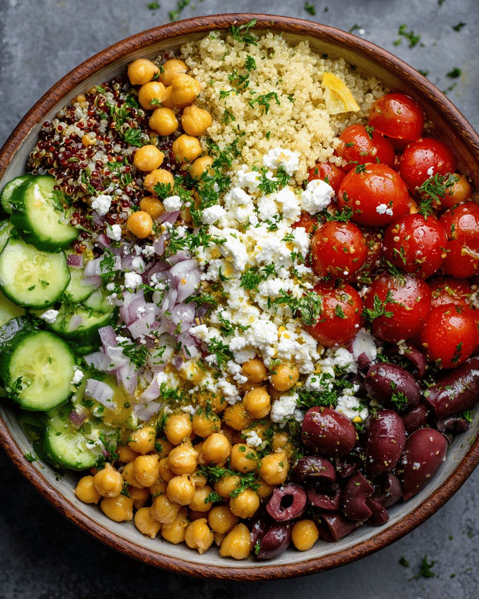 Mediterranean Power Bowl