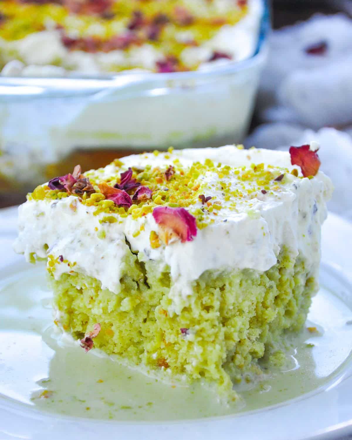 Pistachio Milk Cake