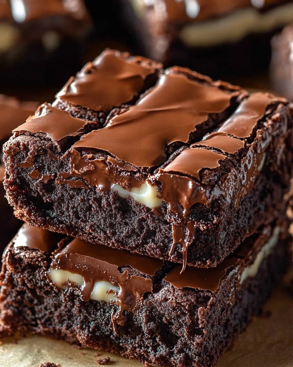 Rich Triple Chocolate Brownie
