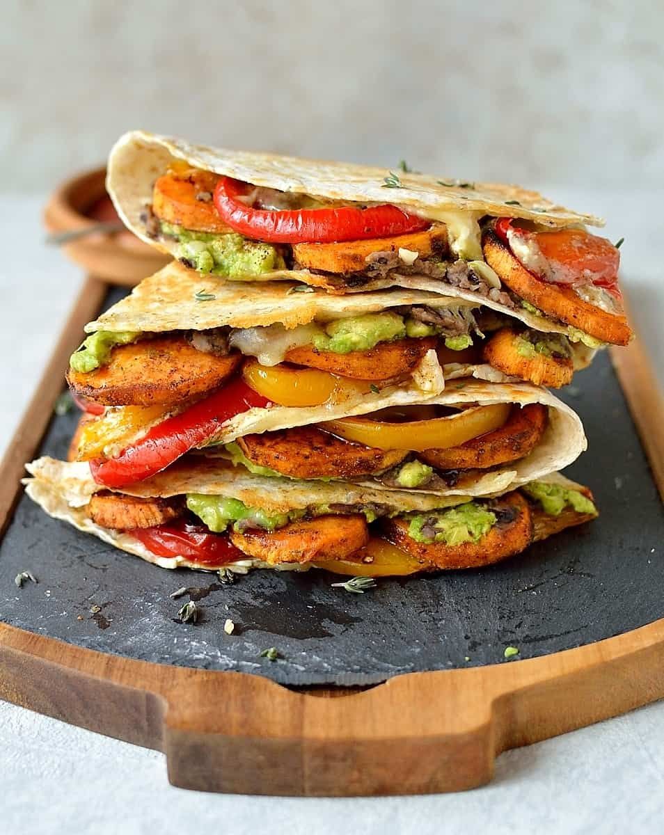 Roasted Chicken & Guacamole Crepe