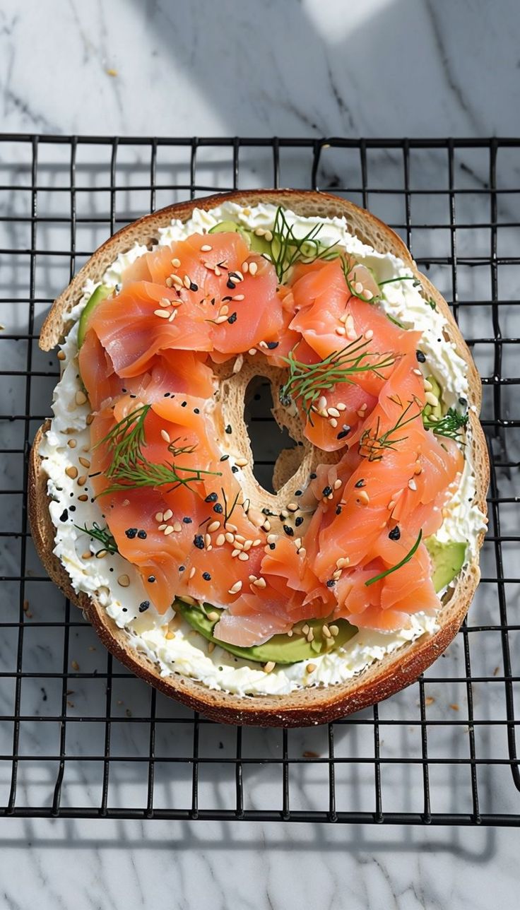 Smoked Salmon & Cream Cheese Bagel