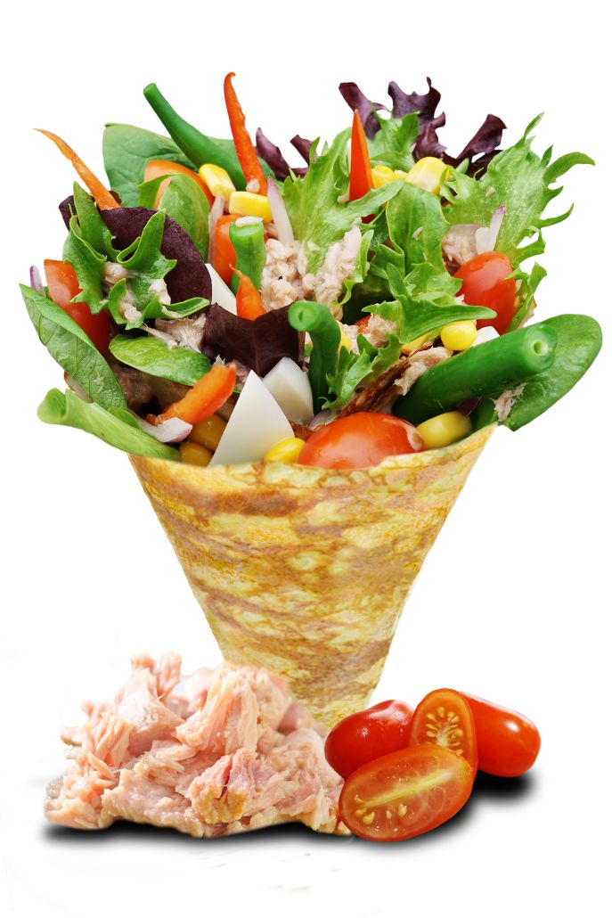 Tuna & Sweet Corn Crepe