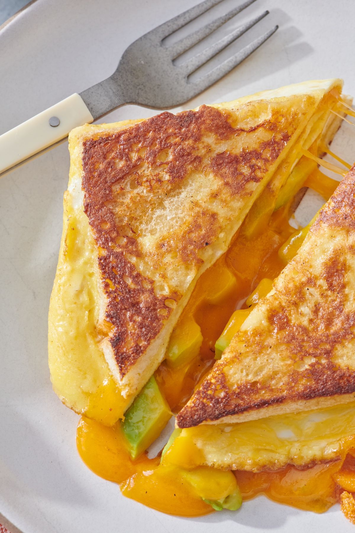 Avocado & Cheese Omelette Sandwich