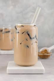 Grass Jelly Milk Tea